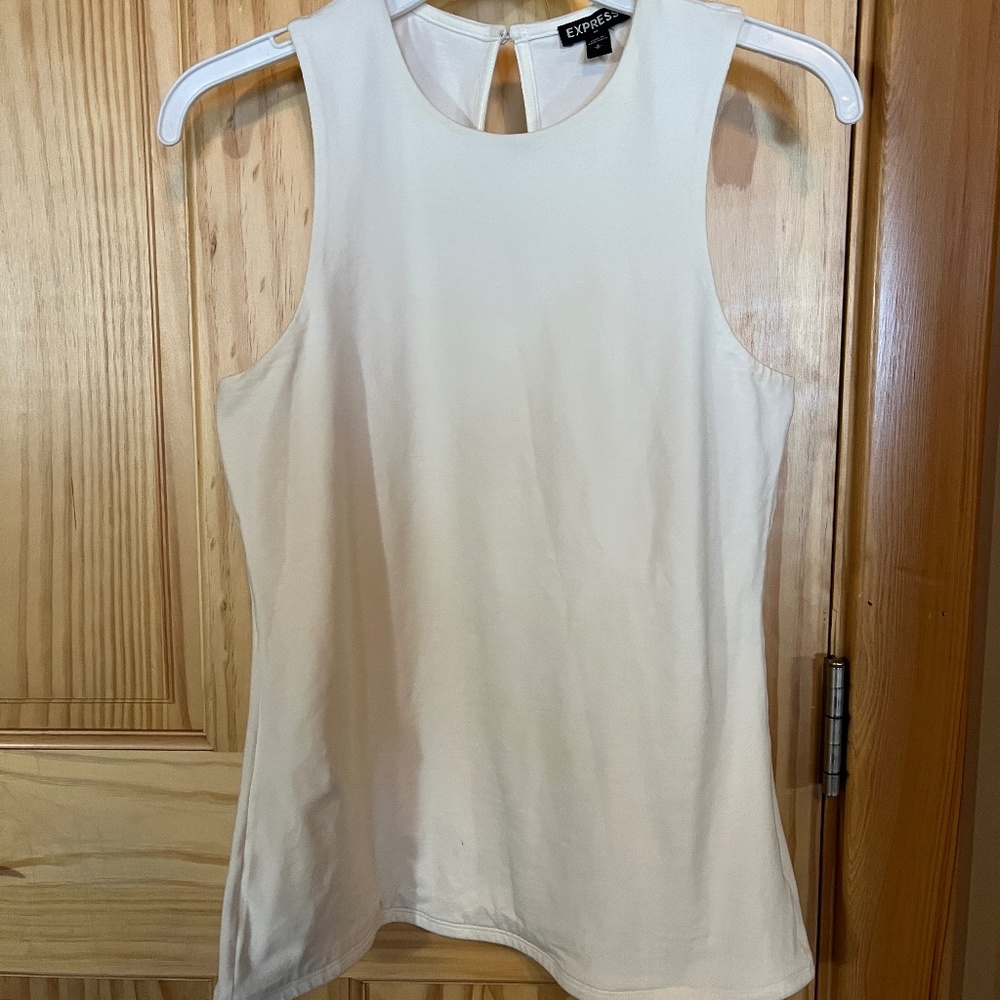 Express sleeveless high neck top size small